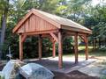 Timberland Pavilion / Timberland Company employees built this pavilion as a community service Timberland Pavilion / Timberland Company employees built this pavilion as a community service